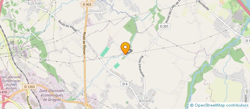 localisation de l'entreprise MONSIEUR CHRISTOPHE BEL  AMANCY