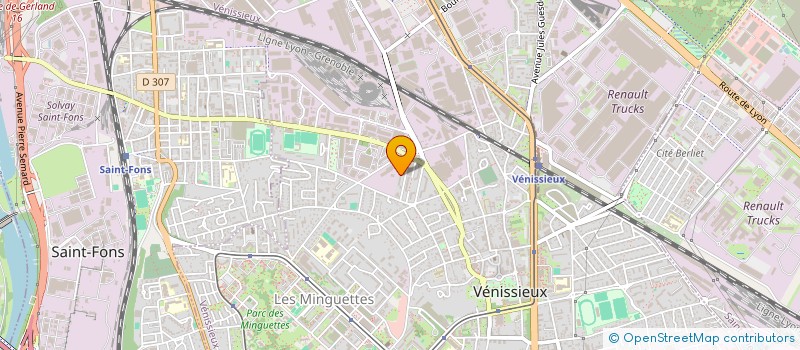 localisation de l'entreprise MONSIEUR CHRISTOPHE BELAUD  VENISSIEUX