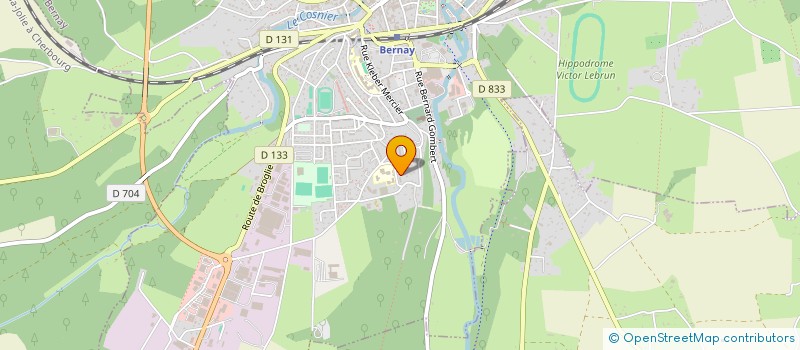 localisation de l'entreprise MONSIEUR CHRISTOPHE BELFONTAINE  BERNAY