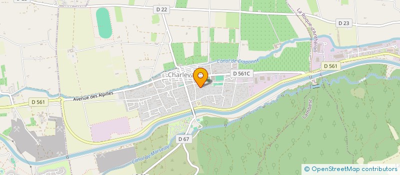 localisation de l'entreprise MONSIEUR CHRISTOPHE BELIVAUD  CHARLEVAL