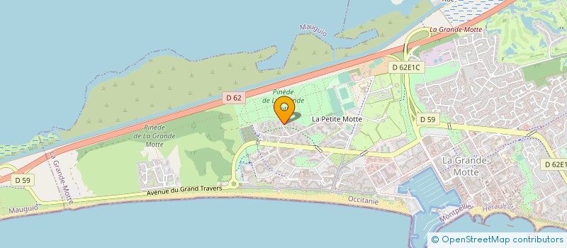 localisation de l'entreprise MONSIEUR CHRISTOPHE BELLAIS  LA GRANDE-MOTTE