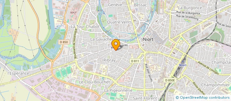localisation de l'entreprise MONSIEUR CHRISTOPHE BELLANGER à NIORT