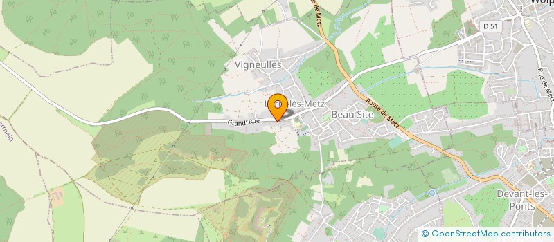 localisation de l'entreprise MONSIEUR CHRISTOPHE BELLANZA  LORRY-LES-METZ