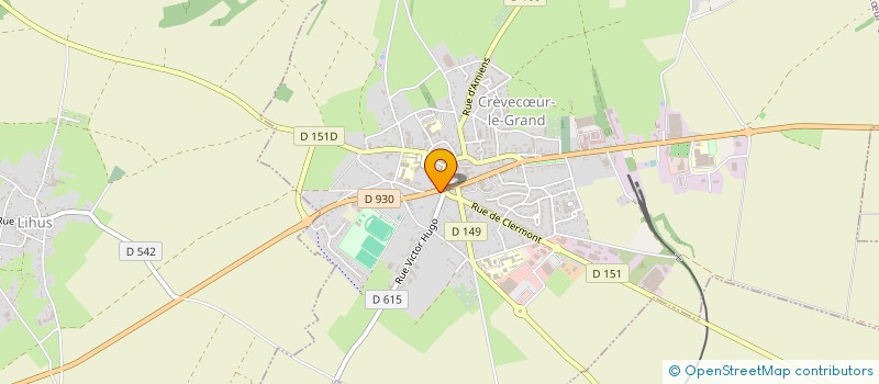 localisation de l'entreprise MONSIEUR CHRISTOPHE BELLEPERCHE à CREVECŒUR-LE-GRAND