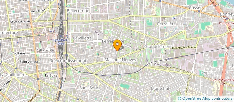 localisation de l'entreprise MONSIEUR CHRISTOPHE BELLETANTE à VILLEURBANNE
