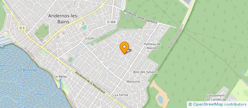 localisation de l'entreprise MONSIEUR CHRISTOPHE BELLIARD  MARCHEPRIME