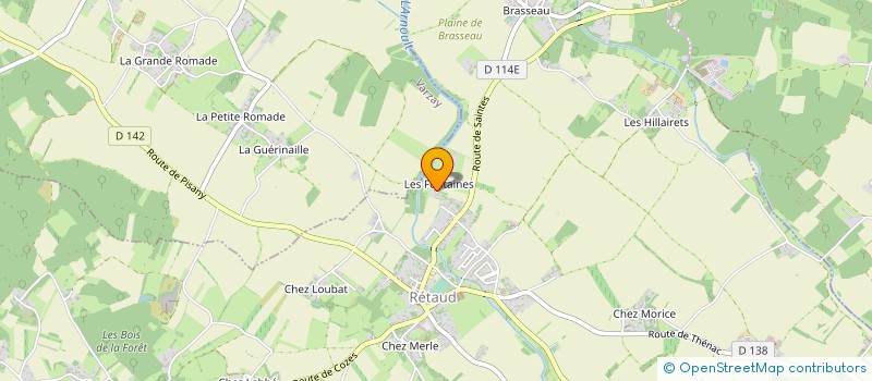 localisation de l'entreprise MONSIEUR CHRISTOPHE BELLOC  RETAUD