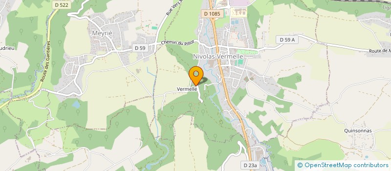 localisation de l'entreprise MONSIEUR CHRISTOPHE BELOT  NIVOLAS-VERMELLE