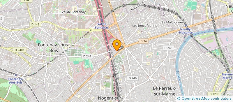 localisation de l'entreprise MONSIEUR CHRISTOPHE BELZANE  LE PERREUX-SUR-MARNE