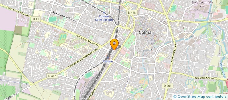 localisation de l'entreprise MONSIEUR CHRISTOPHE BENAC  COLMAR