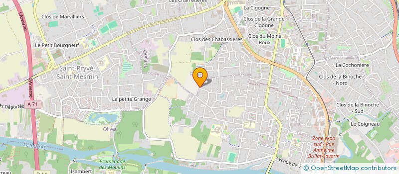 localisation de l'entreprise MONSIEUR CHRISTOPHE BENARD à ORLEANS