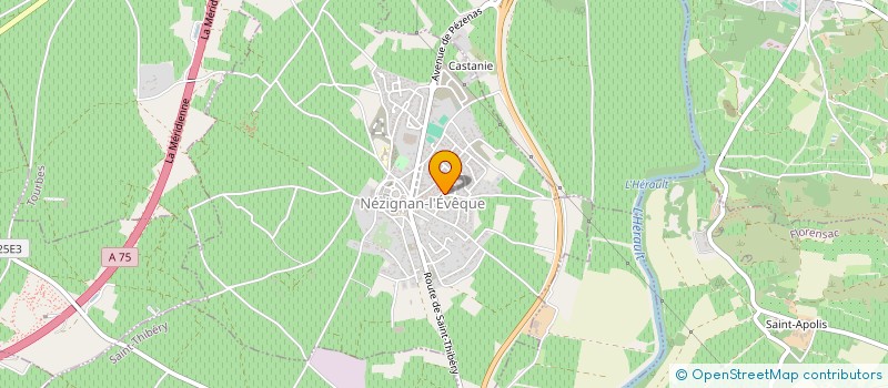 localisation de l'entreprise MONSIEUR CHRISTOPHE BENAU  NEZIGNAN-L'EVEQUE