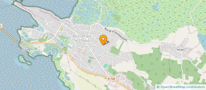 localisation de l'entreprise MONSIEUR CHRISTOPHE BENETEAU  BOURCEFRANC-LE-CHAPUS