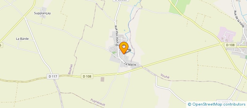 localisation de l'entreprise MONSIEUR CHRISTOPHE BENETEAU  PUYRAVAULT