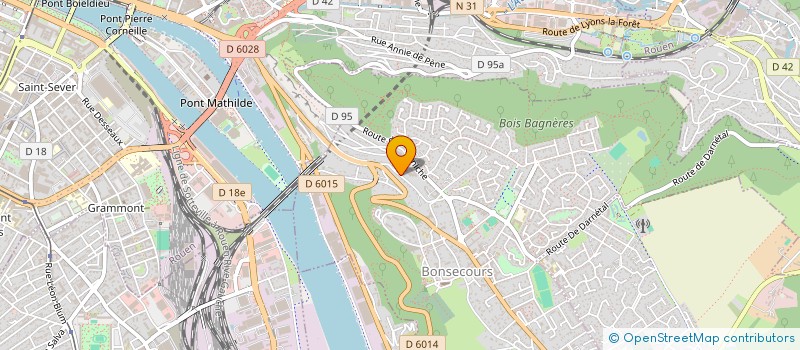 localisation de l'entreprise MONSIEUR CHRISTOPHE BENHADDOU  BONSECOURS