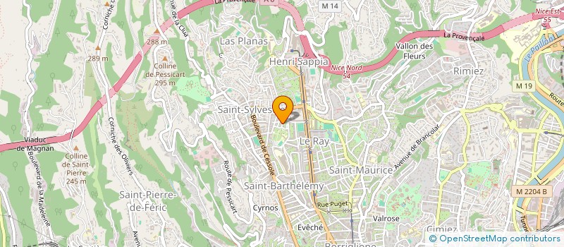 localisation de l'entreprise MONSIEUR CHRISTOPHE BENHAIM à NICE