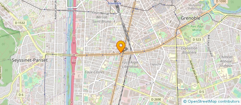 localisation de l'entreprise MONSIEUR CHRISTOPHE BENHAMICHE à GRENOBLE