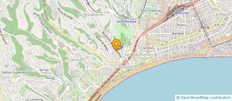 localisation de l'entreprise MONSIEUR CHRISTOPHE BENOIT à NICE