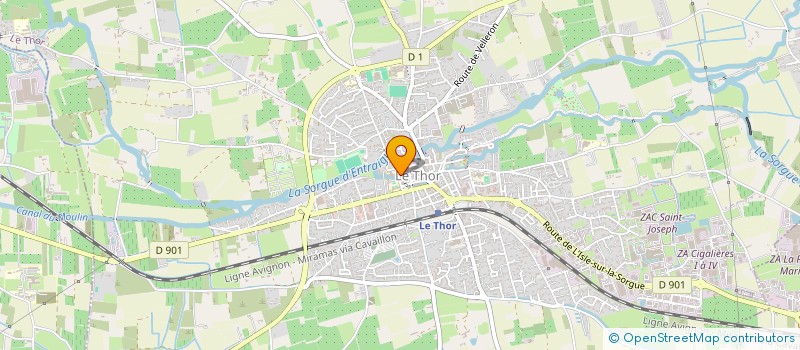 localisation de l'entreprise MONSIEUR CHRISTOPHE BENOIT  BEAUMES-DE-VENISE