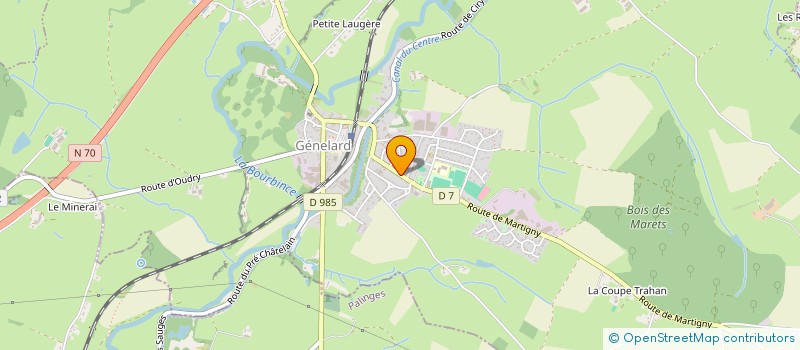 localisation de l'entreprise MONSIEUR CHRISTOPHE BENTOUIZA  GENELARD