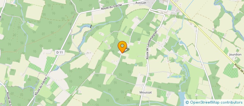 localisation de l'entreprise MONSIEUR CHRISTOPHE BENUZZI  LABASTIDE D'ARMAGNAC