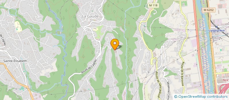 localisation de l'entreprise MONSIEUR CHRISTOPHE BENZIMRA  LA GAUDE