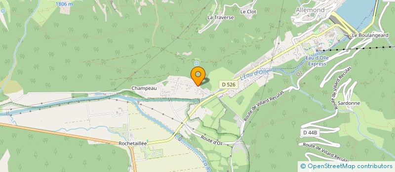 localisation de l'entreprise MONSIEUR CHRISTOPHE BERA  ALLEMOND