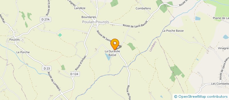 localisation de l'entreprise MONSIEUR CHRISTOPHE BEREK  POULAN-POUZOLS