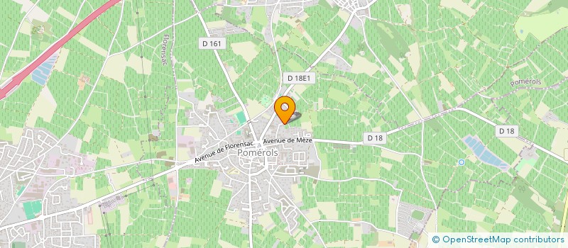 localisation de l'entreprise MONSIEUR CHRISTOPHE BERENGUER à POMEROLS