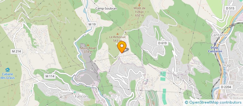 localisation de l'entreprise MONSIEUR CHRISTOPHE BERGE  TOURRETTE-LEVENS