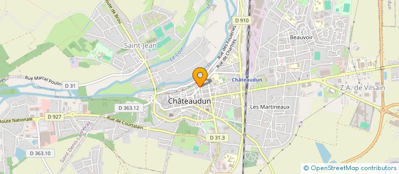 localisation de l'entreprise MONSIEUR CHRISTOPHE BERGER à CHATEAUDUN