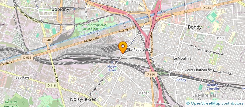 localisation de l'entreprise MONSIEUR CHRISTOPHE BERHAULT à NOISY-LE-SEC