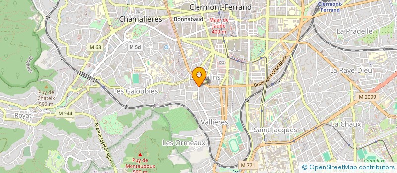 localisation de l'entreprise MONSIEUR CHRISTOPHE BERILLON  CLERMONT-FERRAND