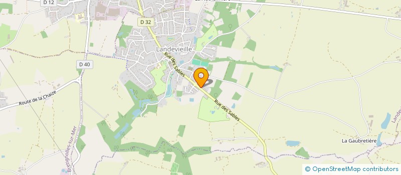 localisation de l'entreprise MONSIEUR CHRISTOPHE BERNAD à LANDEVIEILLE