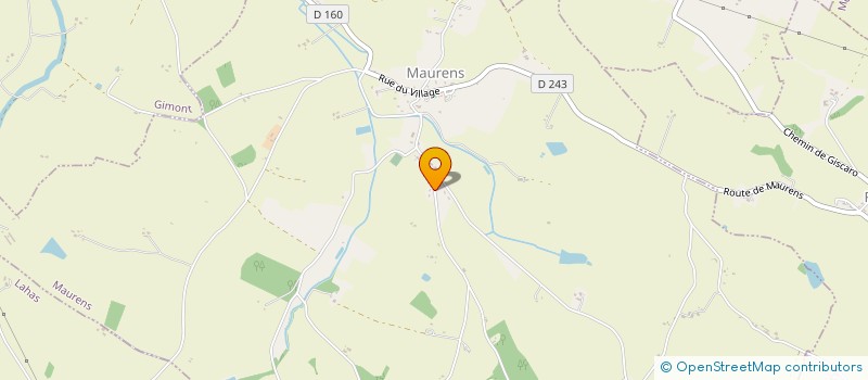 localisation de l'entreprise MONSIEUR CHRISTOPHE BERNADOU  MAURENS