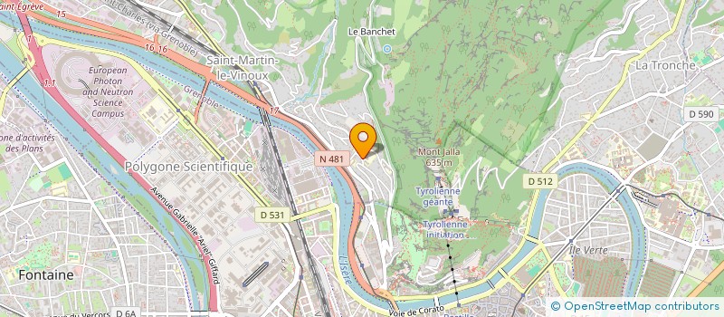 localisation de l'entreprise MONSIEUR CHRISTOPHE BERNARD  QUAIX-EN-CHARTREUSE