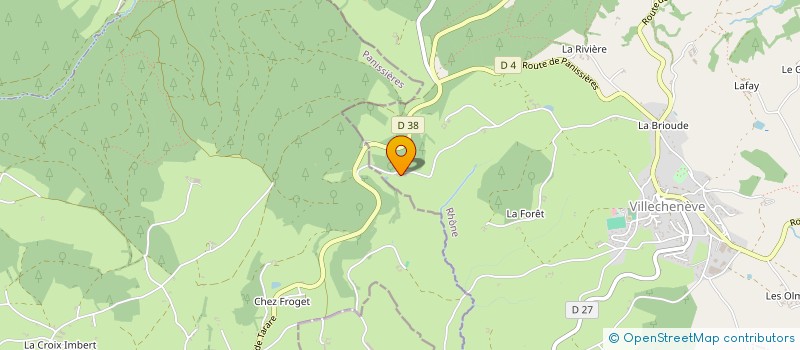 localisation de l'entreprise MONSIEUR CHRISTOPHE BERNARD  VILLECHENEVE