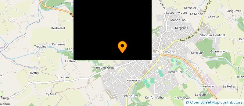 localisation de l'entreprise MONSIEUR CHRISTOPHE BERNARD  PLONEOUR-LANVERN