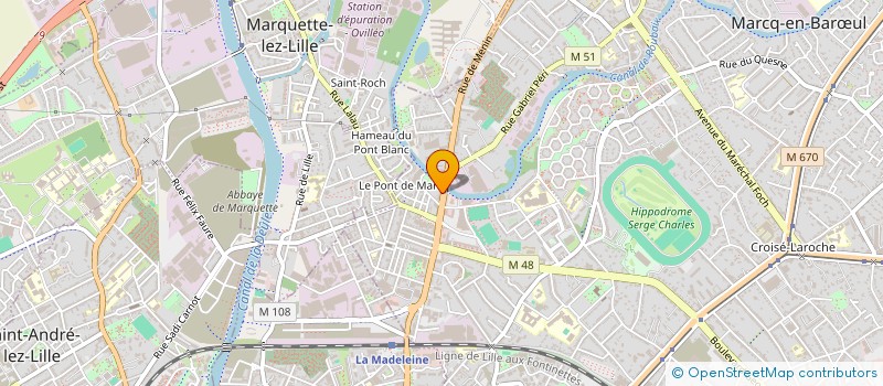 localisation de l'entreprise MONSIEUR CHRISTOPHE BERNARD  MARCQ-EN-BARUL