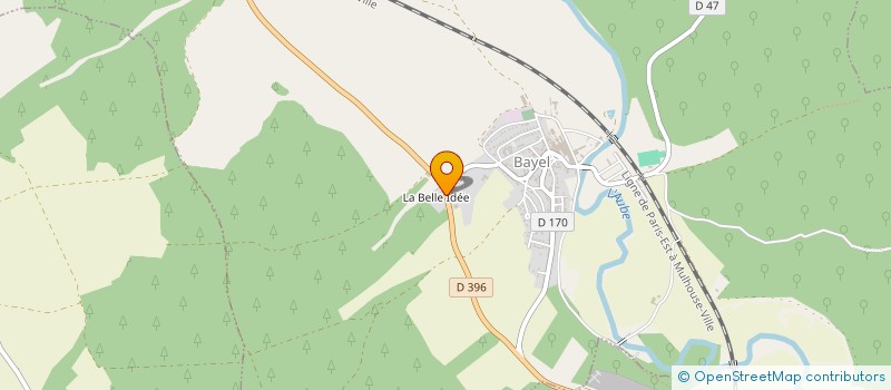 localisation de l'entreprise MONSIEUR CHRISTOPHE BERNARD  BAYEL