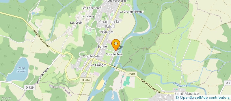 localisation de l'entreprise MONSIEUR CHRISTOPHE BERNARD à CHATILLON-LA-PALUD