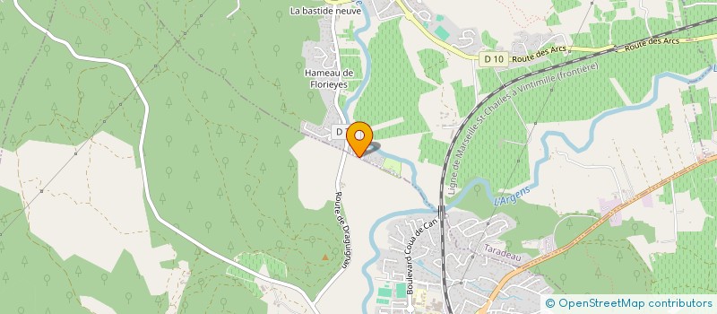 localisation de l'entreprise MONSIEUR CHRISTOPHE BERNARD  TARADEAU