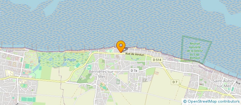 localisation de l'entreprise MONSIEUR CHRISTOPHE BERNARD  BERNIERES-SUR-MER