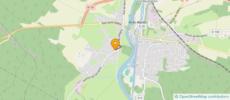 localisation de l'entreprise MONSIEUR CHRISTOPHE BERNET  PORT-SUR-SAONE