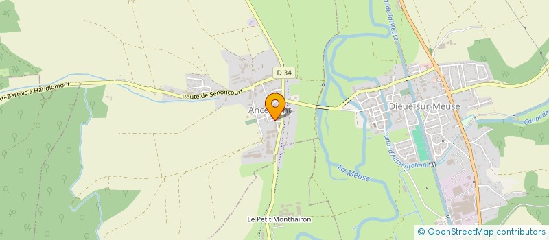 localisation de l'entreprise MONSIEUR CHRISTOPHE BERNIER à RUPT EN WOEVRE