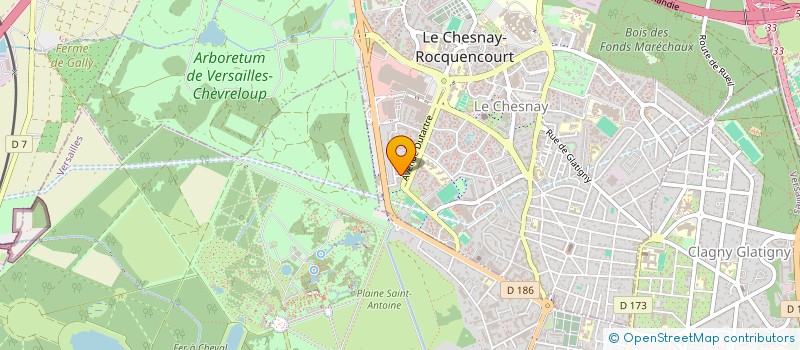 localisation de l'entreprise MONSIEUR CHRISTOPHE BERNILLON  LE CHESNAY-ROCQUENCOURT