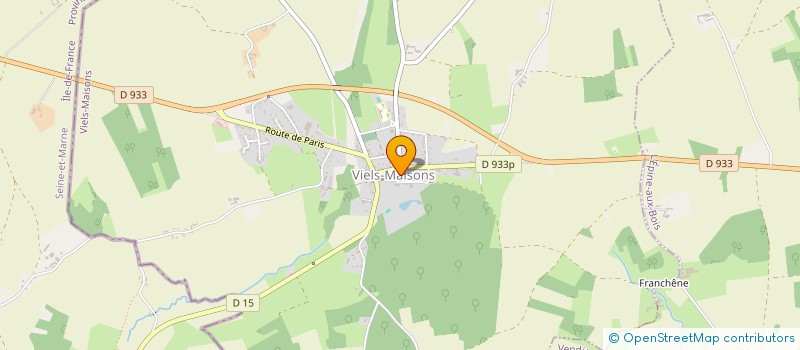 localisation de l'entreprise MONSIEUR CHRISTOPHE BERQUIER  VIELS-MAISONS