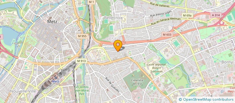 localisation de l'entreprise MONSIEUR CHRISTOPHE BERTEIGNE  METZ