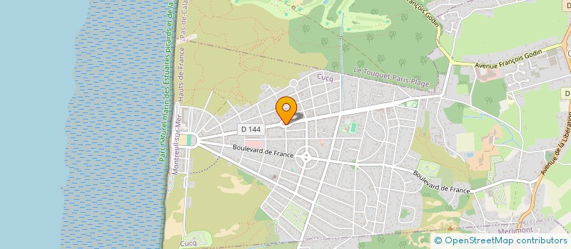 localisation de l'entreprise MONSIEUR CHRISTOPHE BERTELOOT  CUCQ