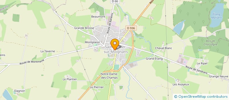 localisation de l'entreprise MONSIEUR CHRISTOPHE BERTHENET  SAINT-TRIVIER-SUR-MOIGNANS